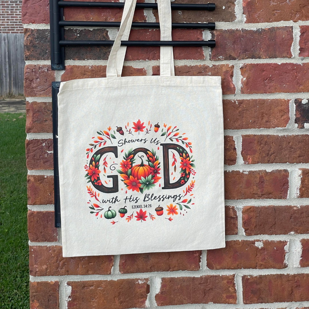 Ezekiel 34:26 Tote Bag