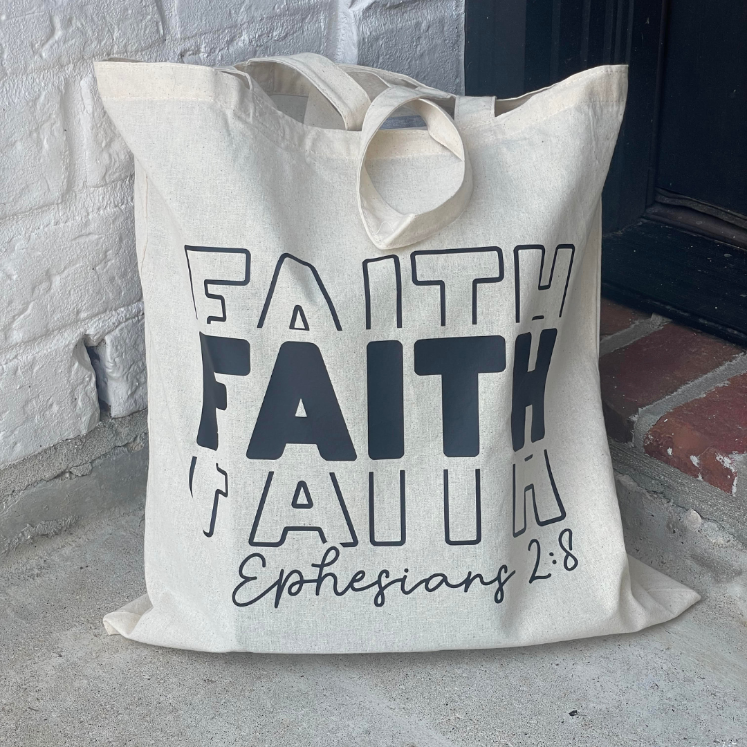 Ephesians 2:8 Tote Bag