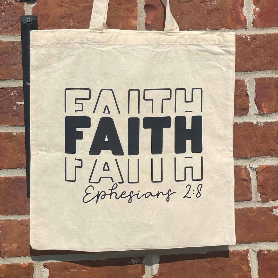 Ephesians 2:8 Tote Bag