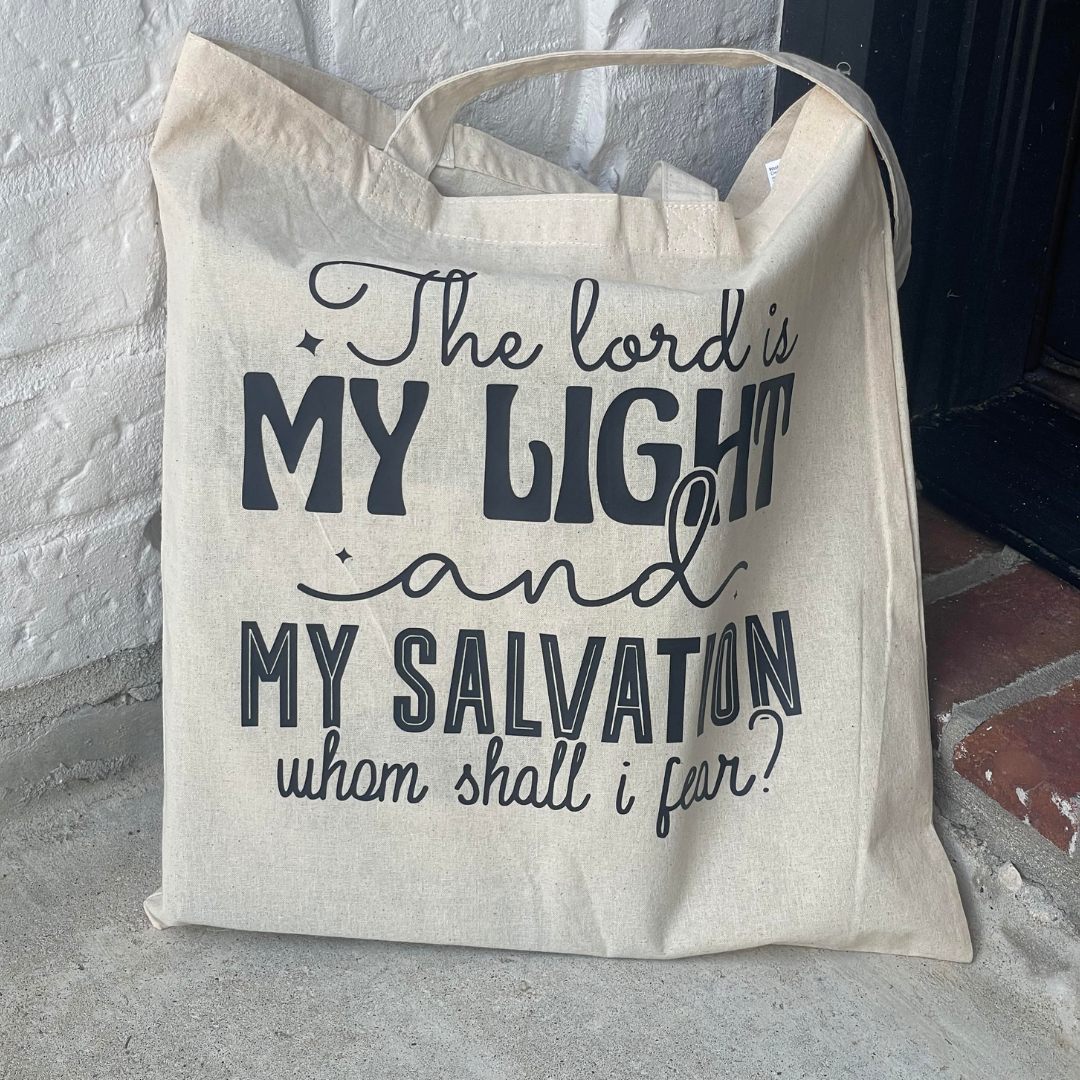 Psalm 27 Tote Bag